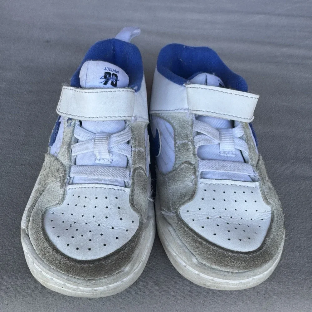 Size 8c - Nike Jordan Stadium 90 TD Boys White Casual Shoe DX4396-104